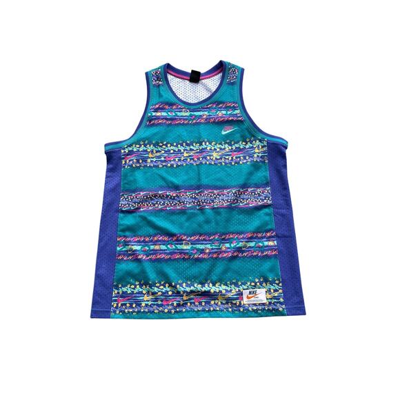 Nike Dri-Fit Stories Basketball Jersey Size M Aquamarine DM7938-356l Size Large - Picture 1 of 4